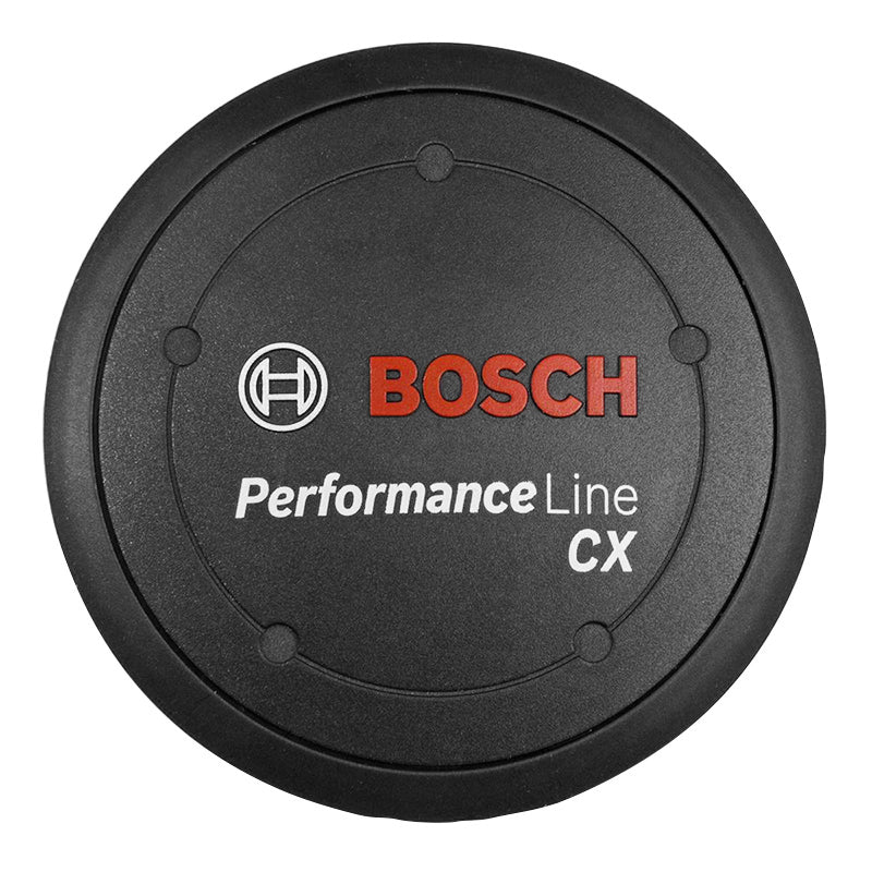 Cache couvercle logo Bosch Performance Line CX avec bague intermediaire noir BDU2XX