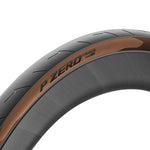 Pneu route Pirelli P Zero Race RS Classic Tanwall noir flanc marron tringle souple – 700 x 26 (26-622)
