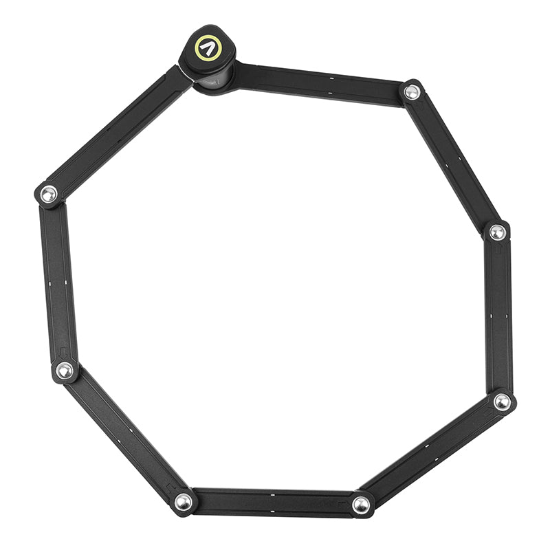Antivol pliant Auvray City Lock 360 Pro 120 cm noir avec support – niveau 8/10 – vue 4