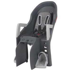 Siège enfant arrière Polisport Guppy Maxi sur porte-bagages gris 9-22 kg