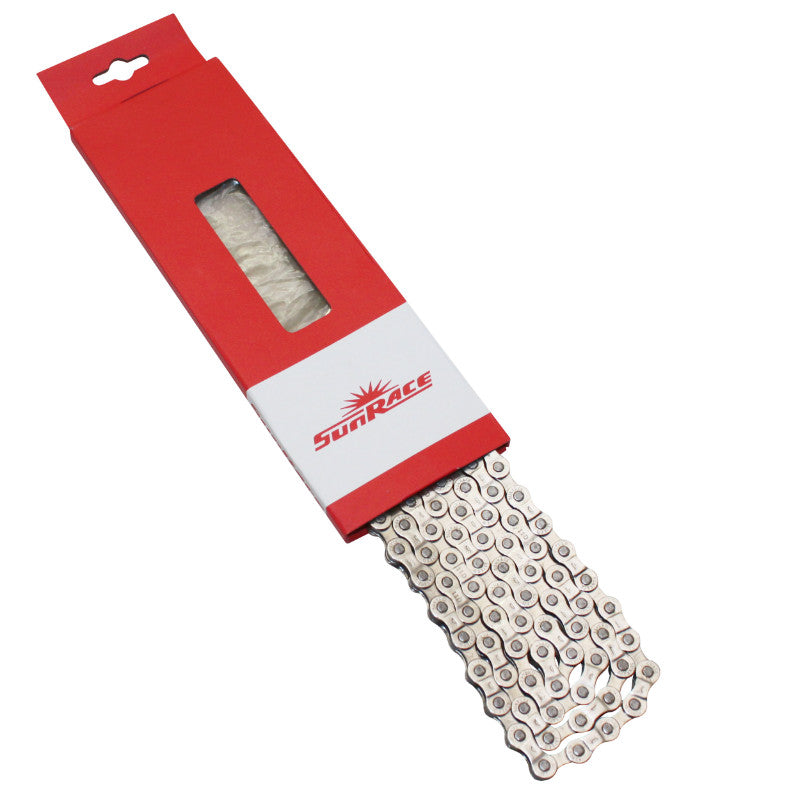Chaîne Sunrace CNM84 7-8 vitesses argent 116 maillons