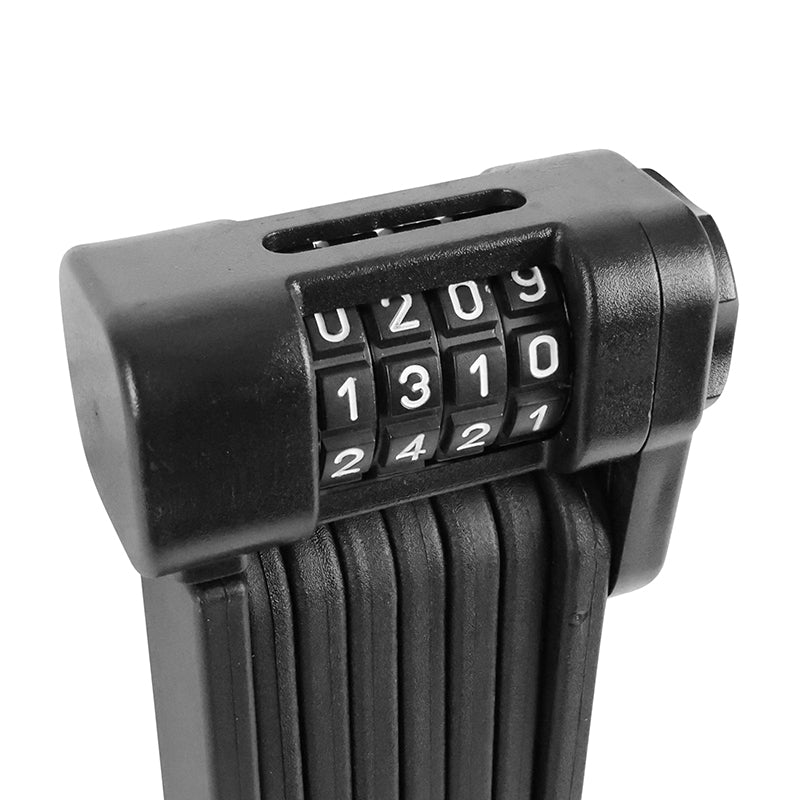 Antivol pliant à combinaison 90 cm noir avec support – niveau 8 – vue 4