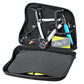 Valise de transport vélo rigide thermoformée noire avec roulettes – vue 7