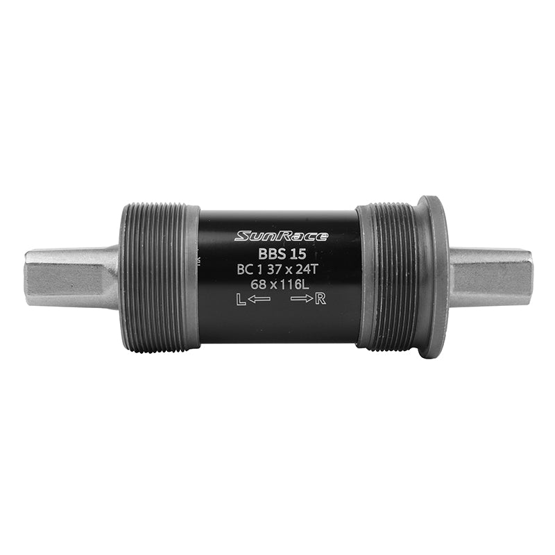 Boîtier de pédalier Sunrace carré BBS cuvettes acier BSA boîte 68 – 116 mm
