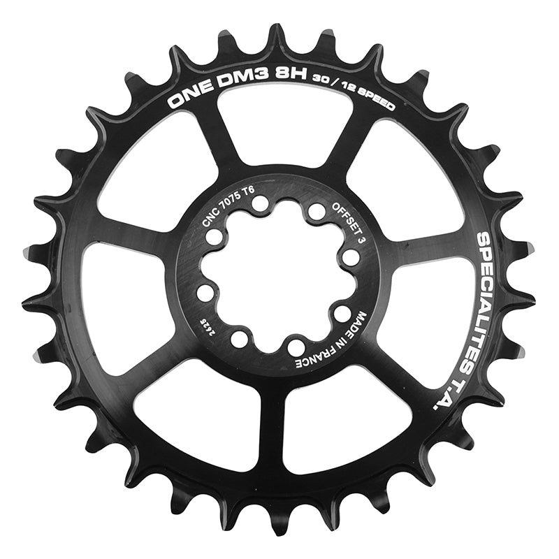 Plateau VTT TA One DM3 8H Direct Mount Boost pour SRAM GX-XX1-X01 noir 11-12 v déport 3 mm – 30 dents