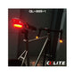 Kit éclairage USB Qlite avec clignotants 80 lumens et commande au cintre – vue 3
