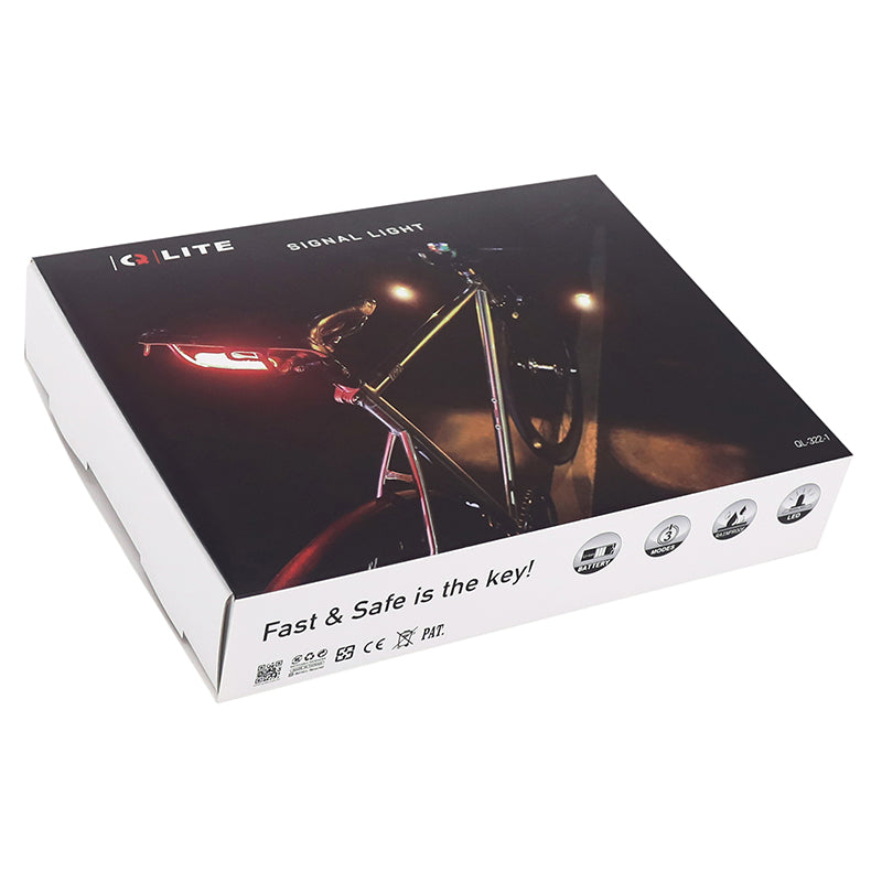Kit éclairage USB Qlite avec clignotants 80 lumens et commande au cintre – vue 6