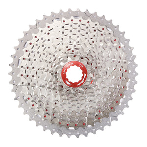 Cassette Sunrace CSMX8 11 vitesses 11-42 gravel argent compatible Shimano