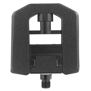 Pédales city pliantes Ergotec alu-résine noires 9/16" 100 x 102 mm (paire) – vue 2