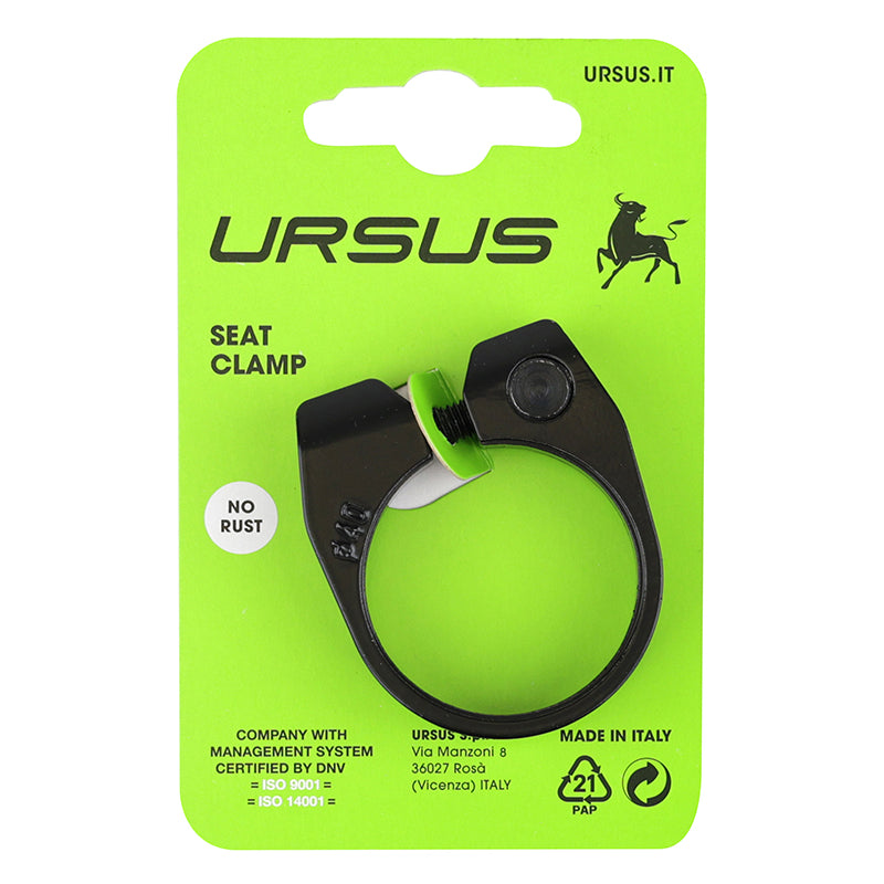 Collier de selle Ursus alu noir Ø 40 mm – vue 3