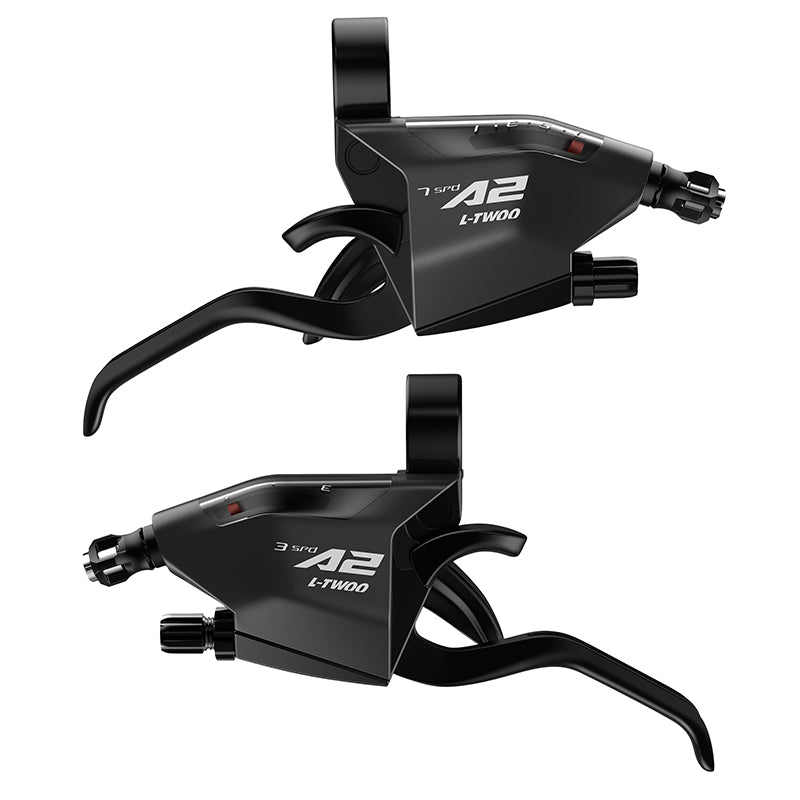 Leviers-manettes VTT LTWOO 3 x 7 vitesses V-Brake (paire)