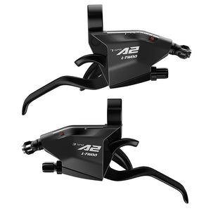 Leviers-manettes VTT LTWOO 3 x 7 vitesses V-Brake (paire)