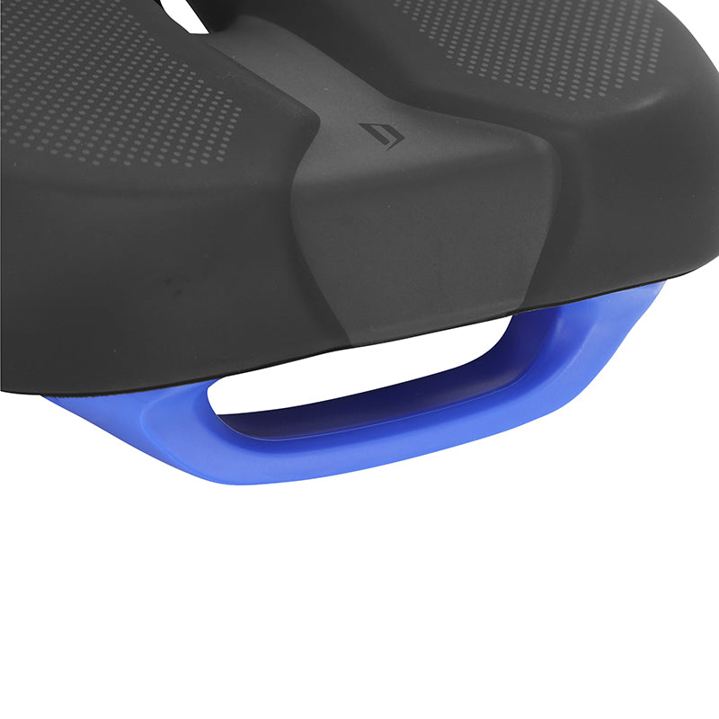 Selle city Newton Comfort Line noir-bleu 269 x 210 mm avec poignée – vue 6
