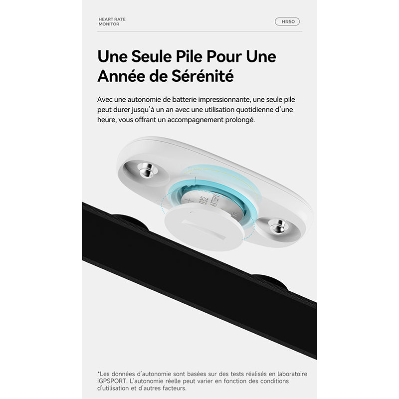 Ceinture cardio iGPSport HR50 – vue 9