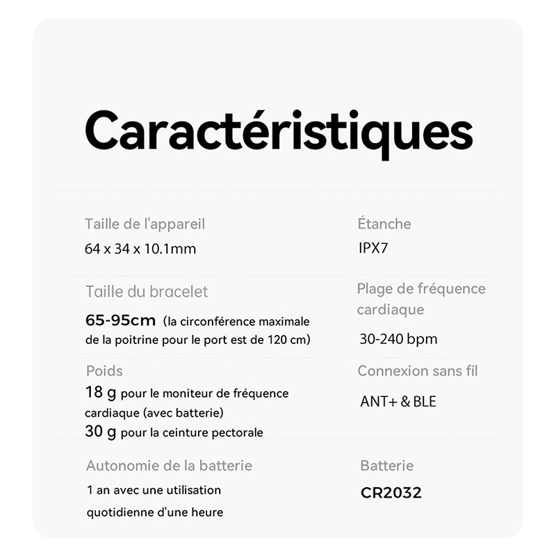 Ceinture cardio iGPSport HR50 – vue 14