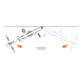 Support mural Ibera 1 vélo fixation sur roue – vue 5