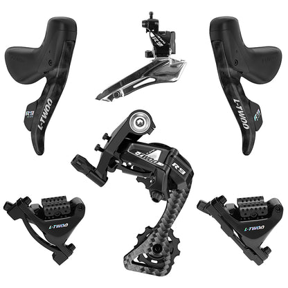 Groupe route LTWOO R9 2 x 11 vitesses disque hydraulique carbone