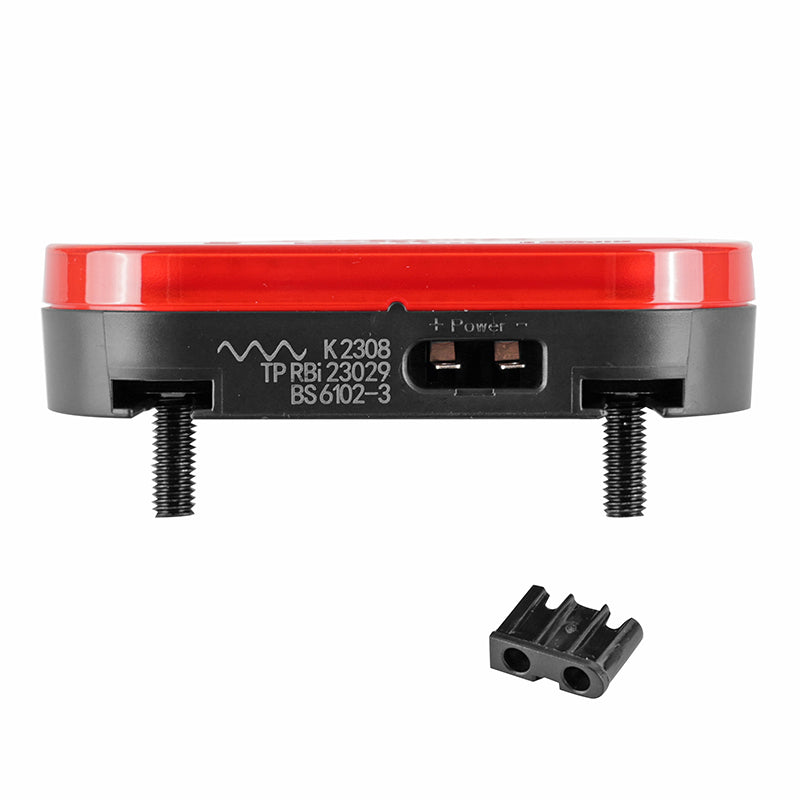 Éclairage arrière dynamo Spanninga Halo XE Safe-Stop porte-bagages – vue 4