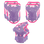 Protections genoux, coudes et poignets enfant (kit de 6) – Minnie violet-rose