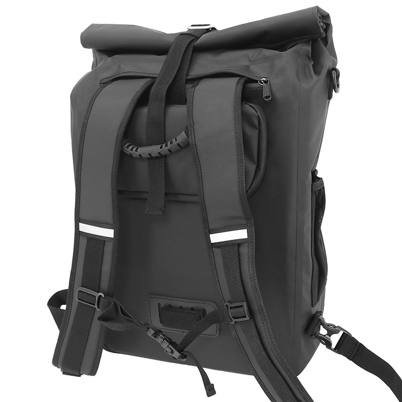 Sacoche arrière latérale sac à dos Newton à LED 22 L noir – vue 9
