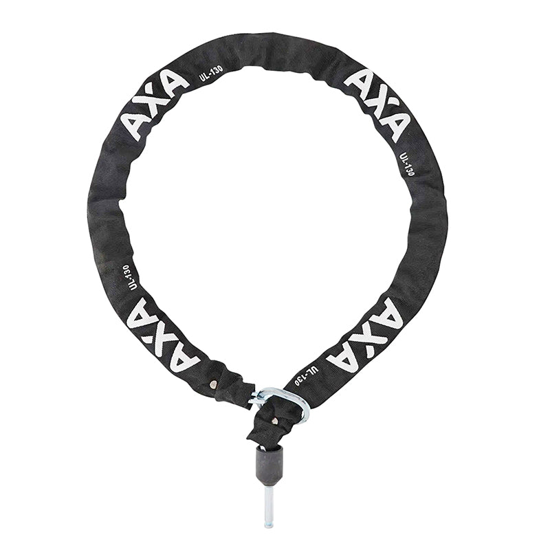 Antivol chaîne à boucle AXA ULC-130 Ø 5,5 mm 1,30 m noir avec sacoche de selle