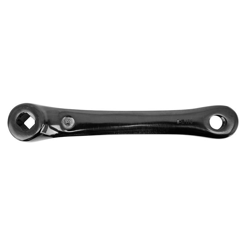 Manivelle gauche Newton alu forgé étroite noire 170 mm – vue 3