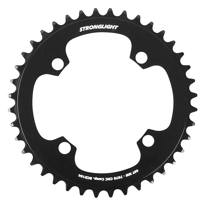 Plateau VAE Stronglight 4 branches 104 mm universel VAE mono noir 12-11-10 v narrow wide – 40 dents