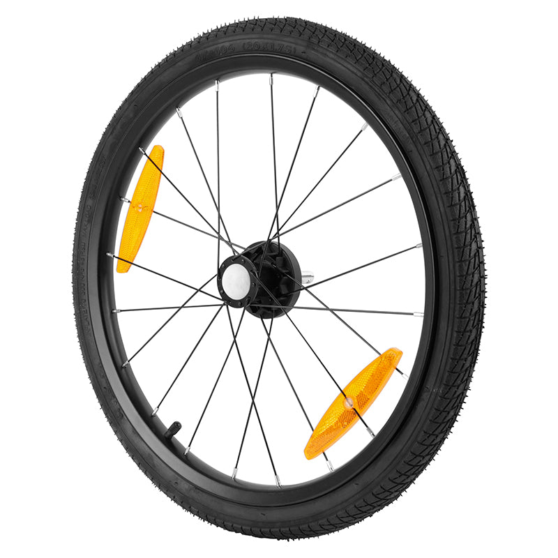 Roue de remorque 20" moyeu fusée avec pneu et chambre pour remorque réf. 161054 – Gauche