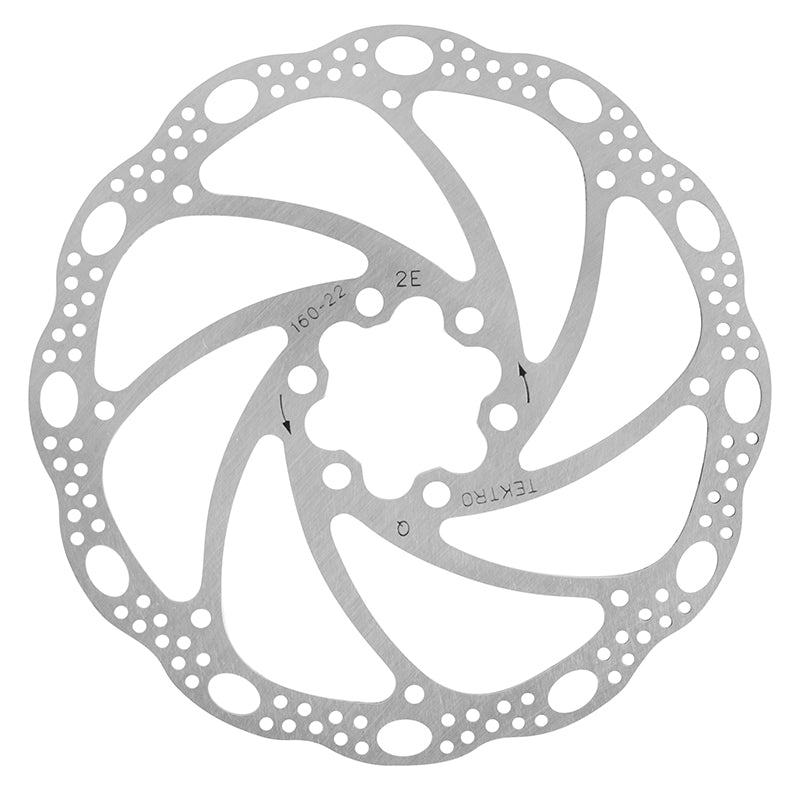Disque de frein 6 trous Tektro argent – 160 mm