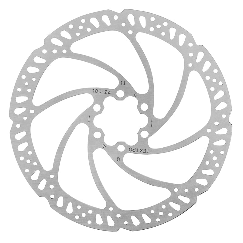 Disque de frein 6 trous Tektro argent – 180 mm
