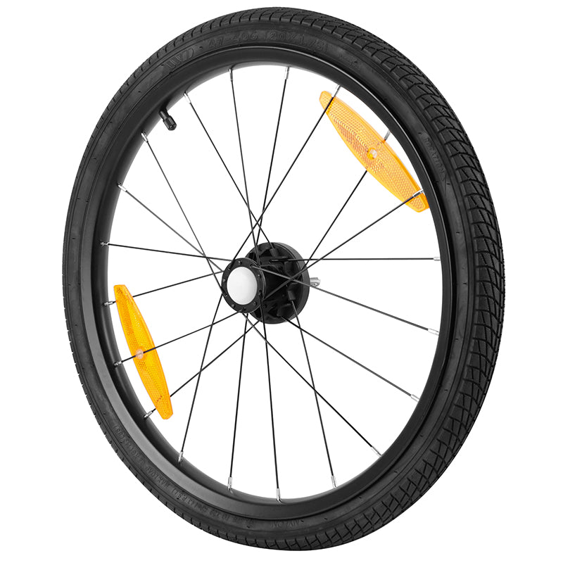 Roue de remorque 20" moyeu fusée avec pneu et chambre pour remorque réf. 161054 – Droite
