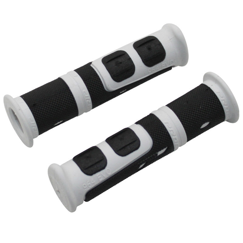 Poignées VTT Progrip 964 Evo 120 mm prédécoupées 90 mm (paire) – Noir-blanc