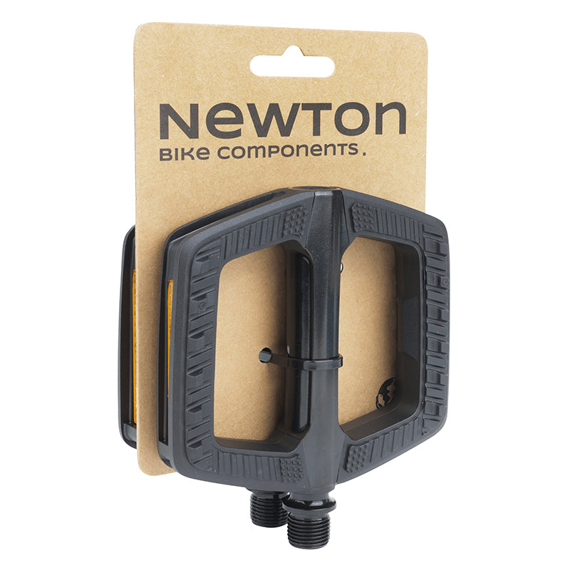 Pédales VTT-BMX Newton alu-résine noir 9/16" à roulements (paire) – vue 4