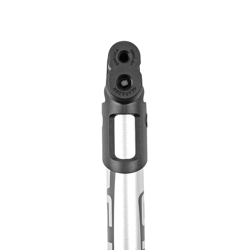 Mini pompe Giyo alu 280 mm – Presta et Schrader – vue 3