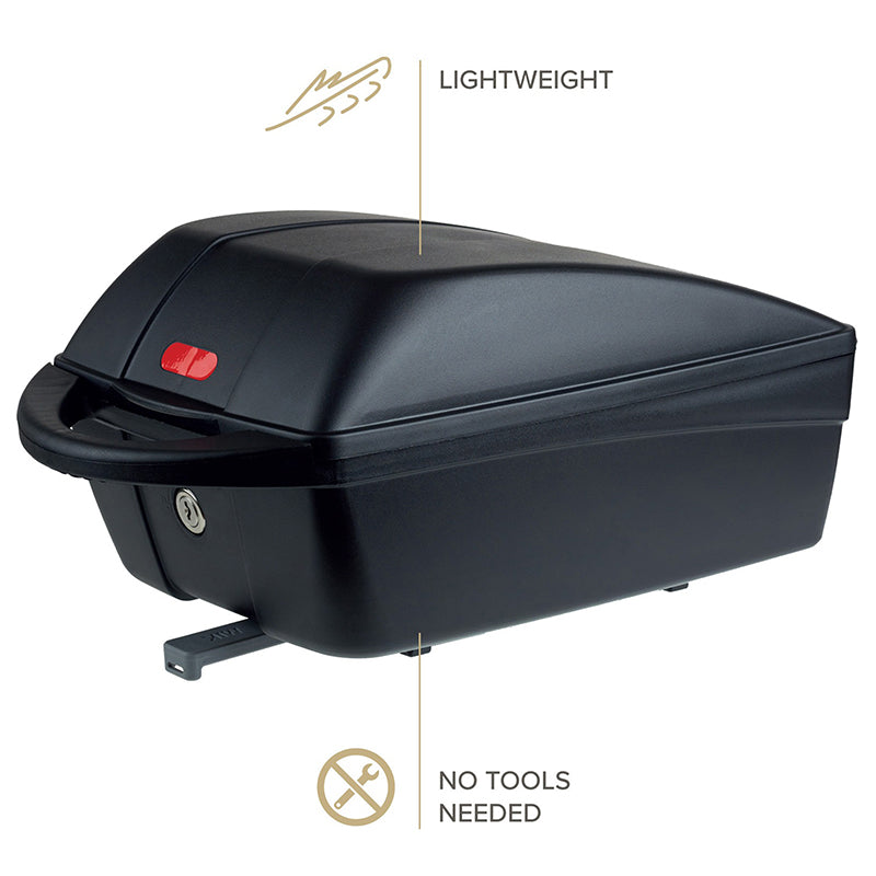 Top case Polisport 11 L noir fixation MIK et MIK HD 2.0 à clé – vue 7