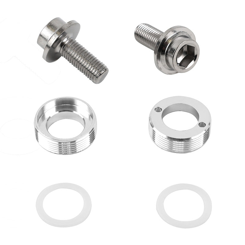 Vis de boîtier de pédalier Spécialités TA M8 x 20 axe carré (paire)
