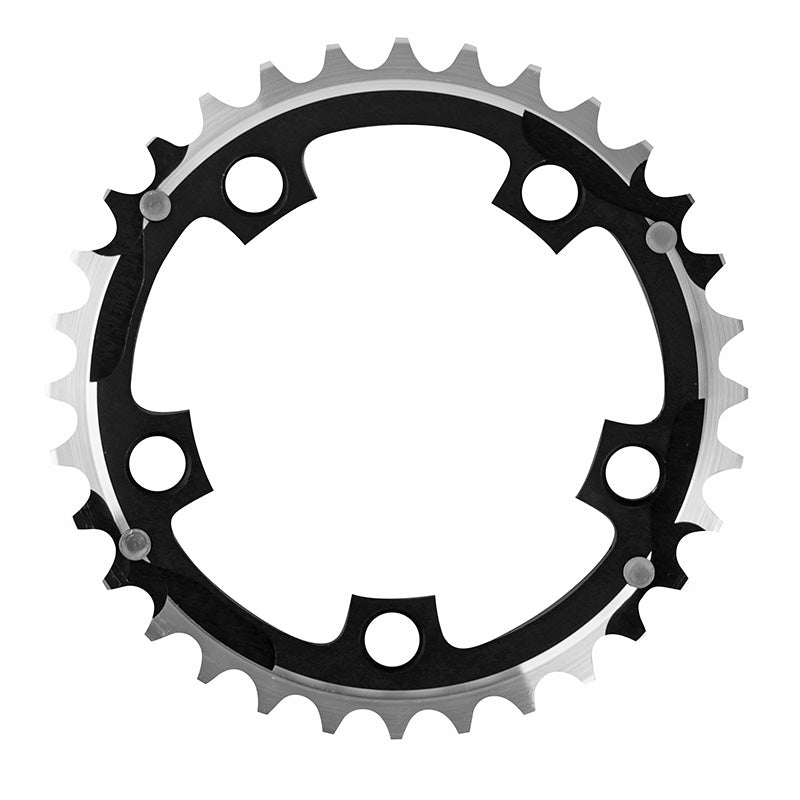 Plateau VTT TA 5 br. 94 mm milieu triple noir 9 v – 32 dents – vue 2