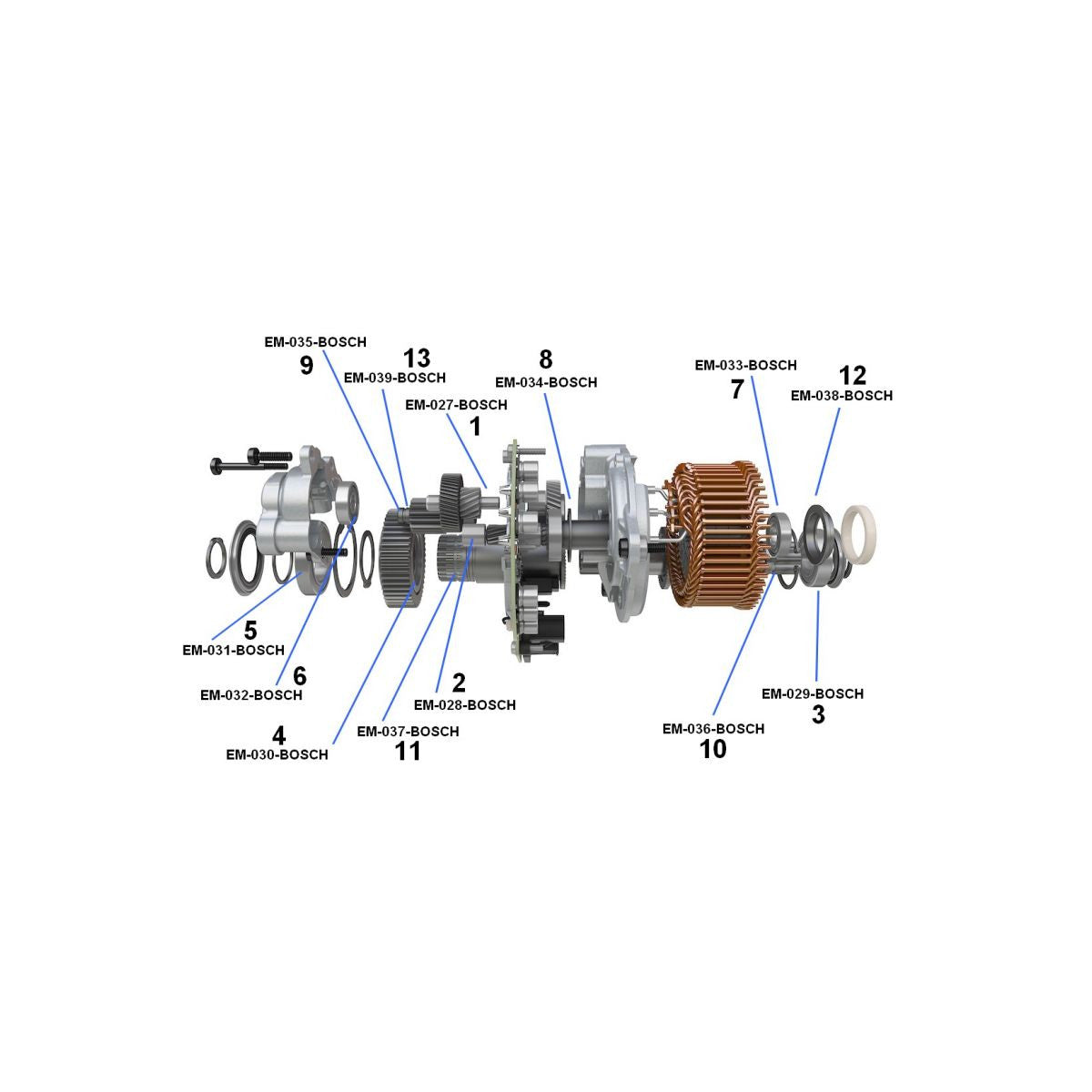 Kit de roulements pour moteur Bosch Gen 4 BLACKBEARING