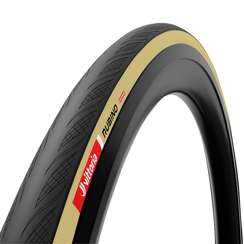Pneu route Vittoria Rubino V noir-beige tringle souple – 700 x 30 (30-622)