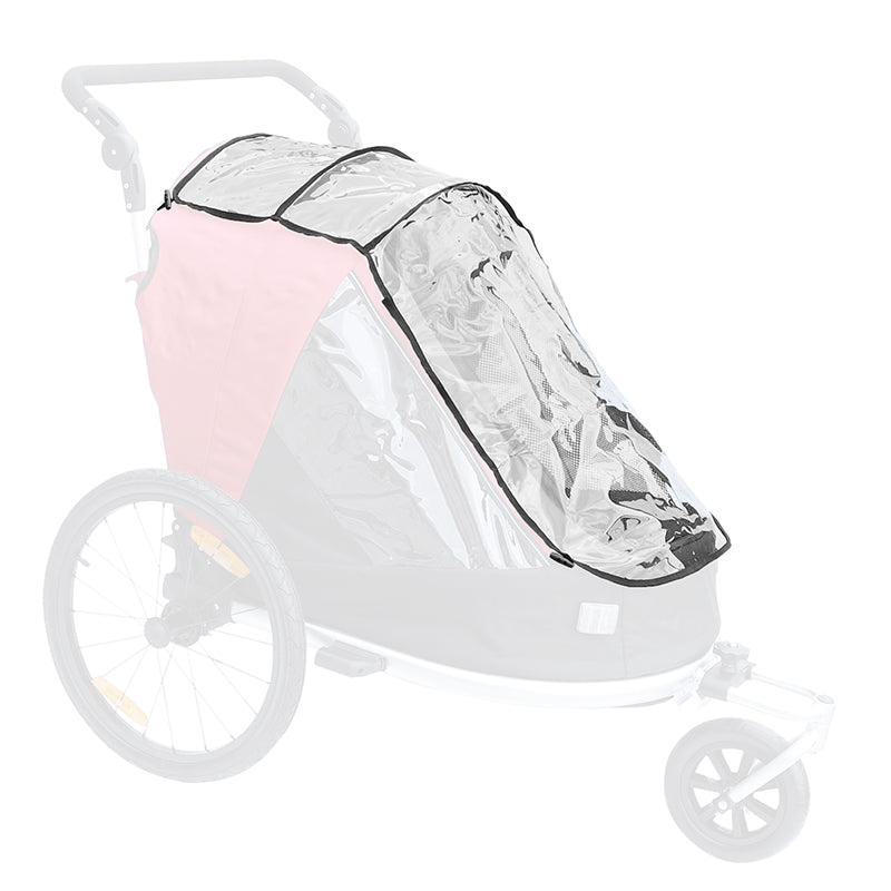 Bâche supérieure transparente pour remorque enfant 169791