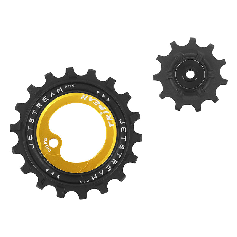 Galets Tripeak AOPW céram. 11-18 dents 11x1 v pour Shimano GRX RX812-817 – Or