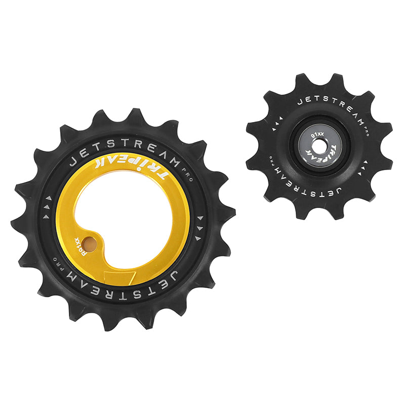 Galets Tripeak AOPW céram. 12-18 dents 11x2 v pour Shimano Dura-Ace R9100 – Or