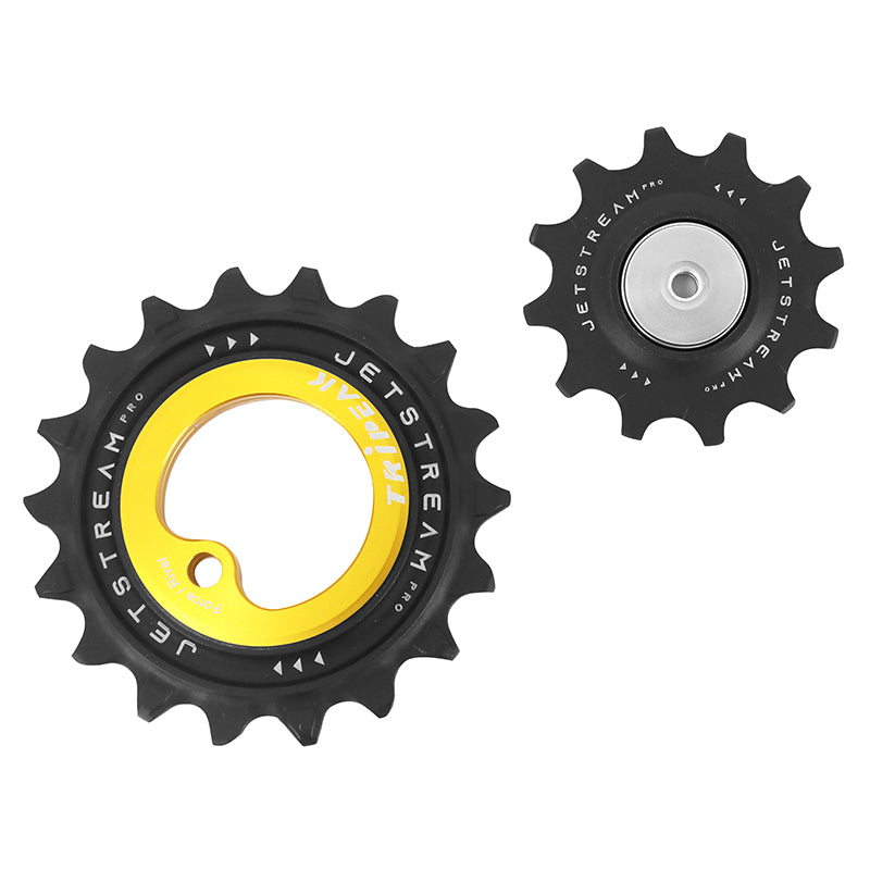 Galets Tripeak AOPW céram. 12-18 dents 12x2 v pour SRAM AXS Force-Rival D1-D2 (2023) – Or