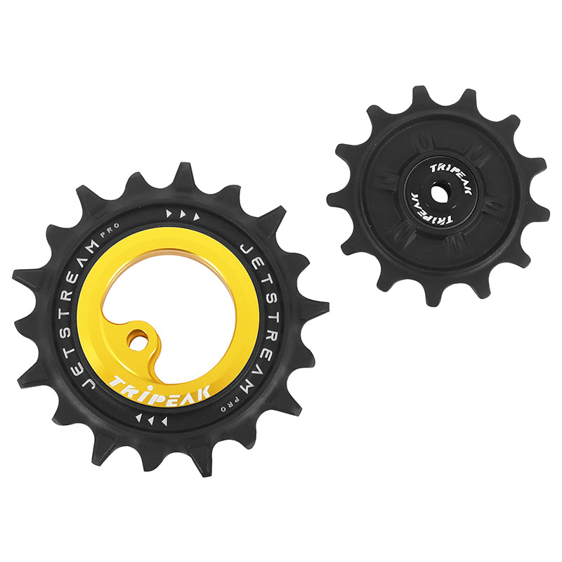 Galets Tripeak AOPW céram. 13-18 dents 12x1-11x2 v pour Shimano XT-SLX 12 v, GRX 822 – Or