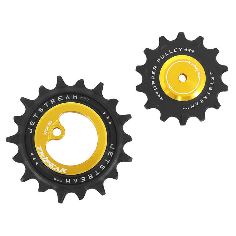 Galets Tripeak AOPW céram. 14-18 dents 13x1 v pour SRAM AXS XPLR Red E1-Force-Rival E1 – Or