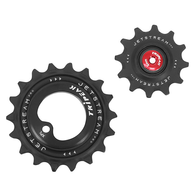Galets Tripeak AOPW céram. 12-18 dents 12x1 v pour SRAM AXS XPLR Red-Force-Rival – Noir