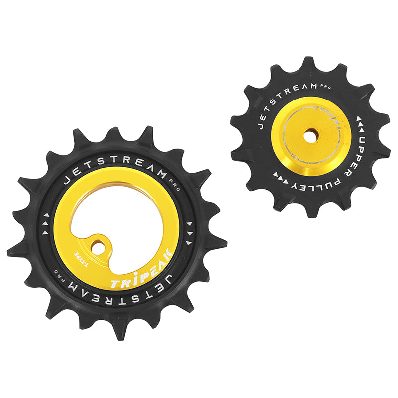 Galets Tripeak AOPW céram. 14-18 dents 12x1 v pour SRAM T-Type – Or