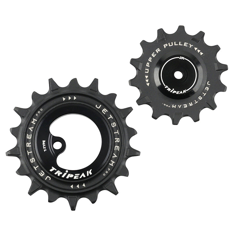 Galets Tripeak AOPW céram. 14-18 dents 12x1 v pour SRAM T-Type – Noir