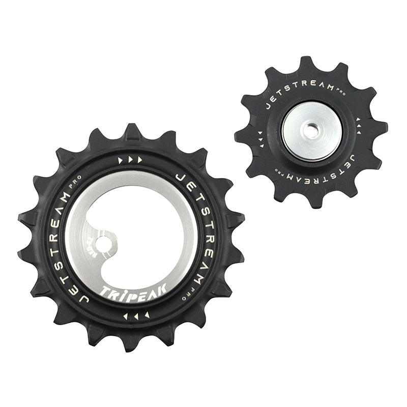 Galets Tripeak AOPW céram. 12-18 dents 12x2 v pour SRAM AXS Red E1-Force E1 (2024+) – Argent