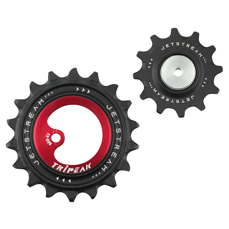 Galets Tripeak AOPW céram. 12-18 dents 12x2 v pour SRAM AXS Red E1-Force E1 (2024+) – Rouge